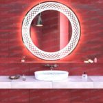 FLOWER зеркало с подсветкой